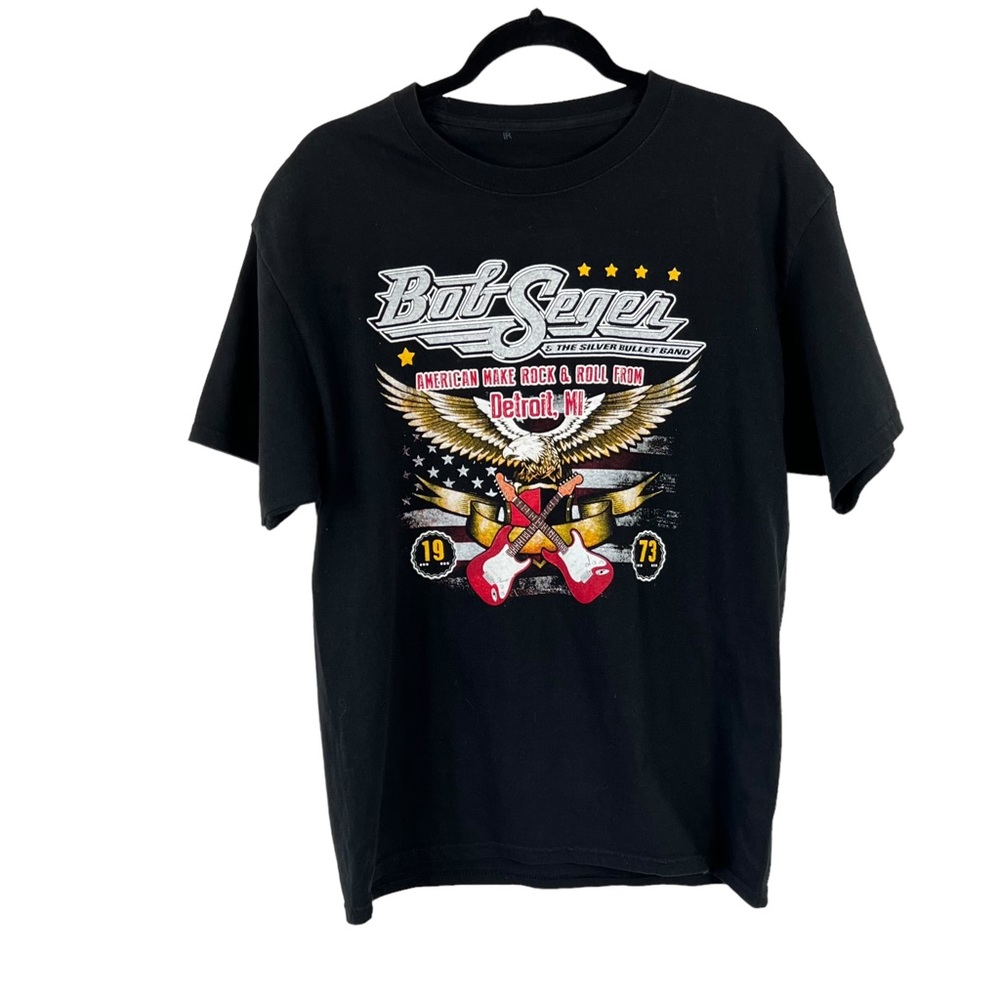 Bob Seger Men’s Concert Ride Out Tour 2014-15 Short Sleeve T-shirt Sz L